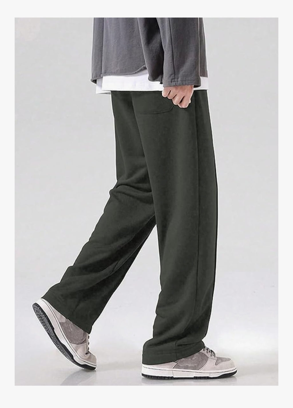 Men’s Premium Straight Fit Jogger Pants | Casual Loose Fit Trousers | Comfortable Daily Wear (Multi-Color Available)
