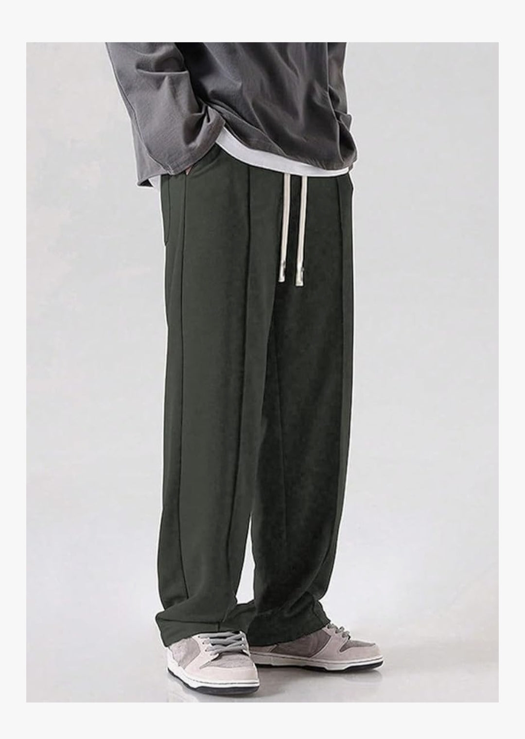 Men’s Premium Straight Fit Jogger Pants | Casual Loose Fit Trousers | Comfortable Daily Wear (Multi-Color Available)