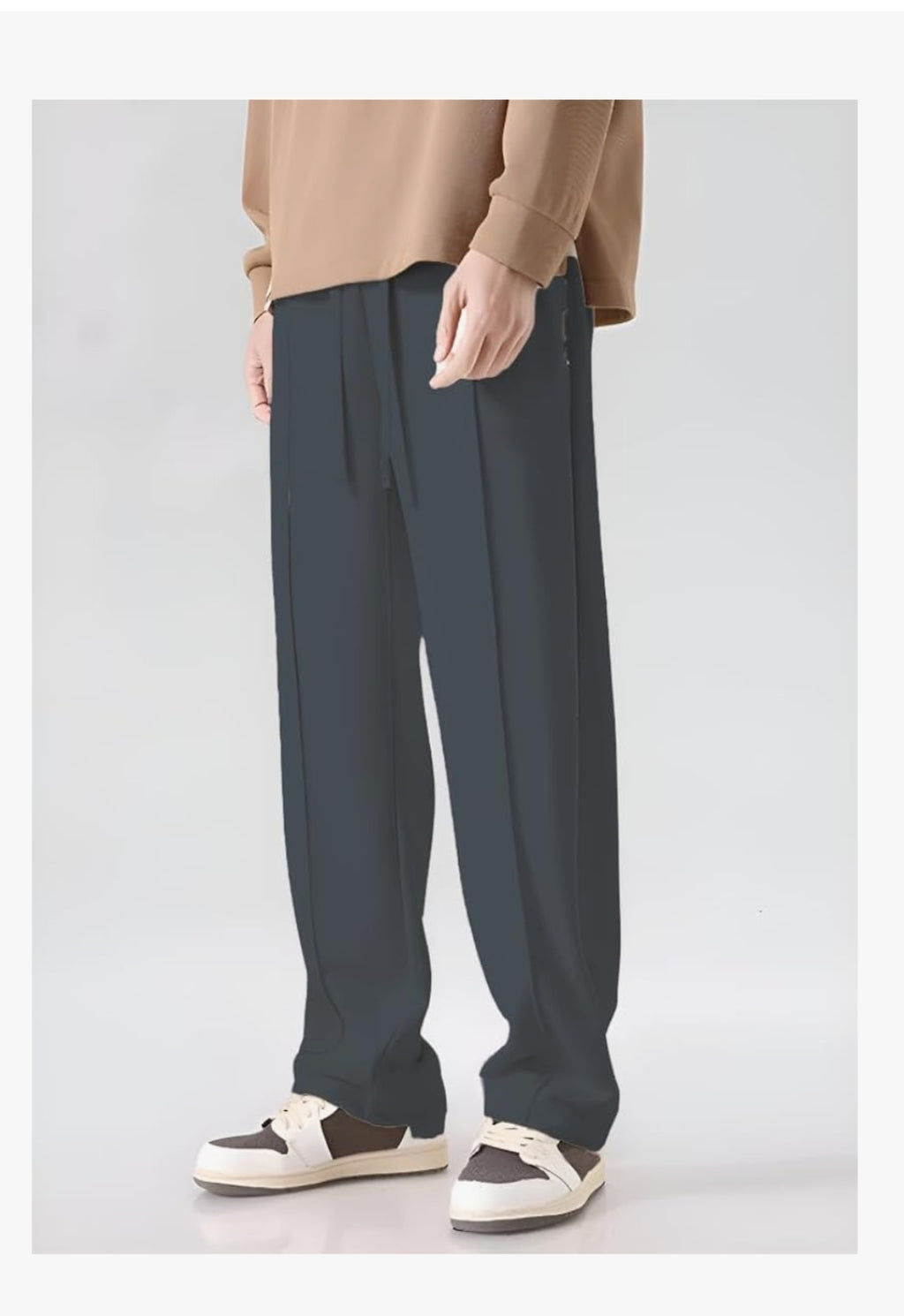 Men’s Premium Straight Fit Jogger Pants | Casual Loose Fit Trousers | Comfortable Daily Wear (Multi-Color Available)